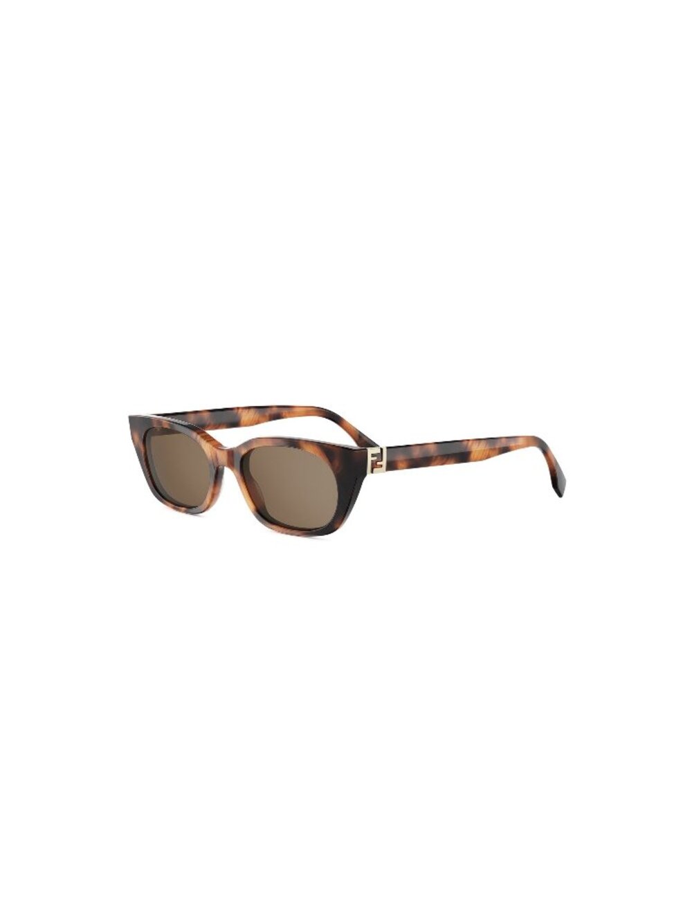 New FENDI Women's Sunglasses Acetate Frame FOREVER FE40206I 53E 51 Havana Cat